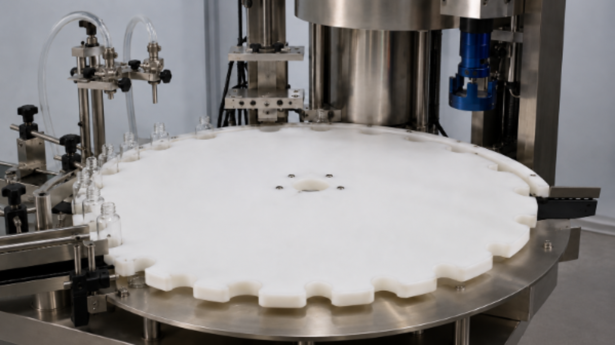 Bottling plant star wheel 1
