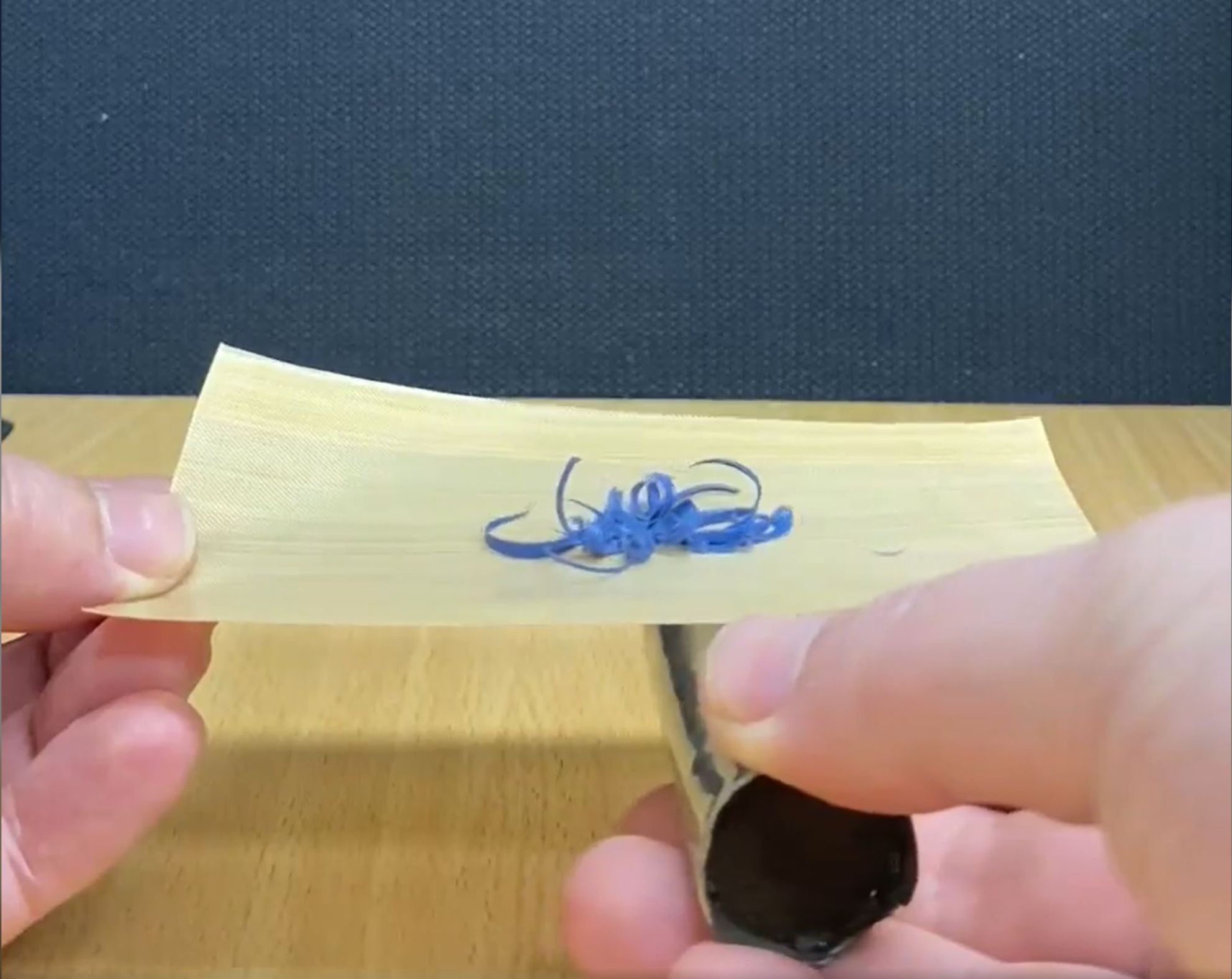 Ticomp MD shavings attracted to a magnet