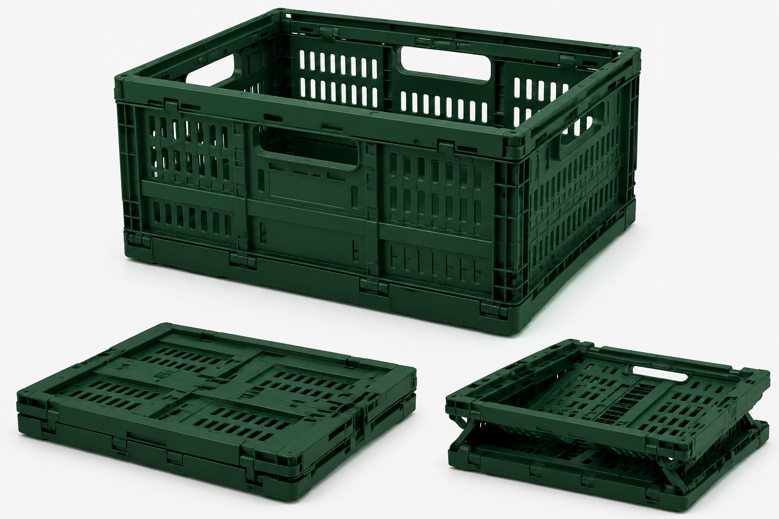 HDPE Collapsible Containers Supporting Click n Collect - Dotmar