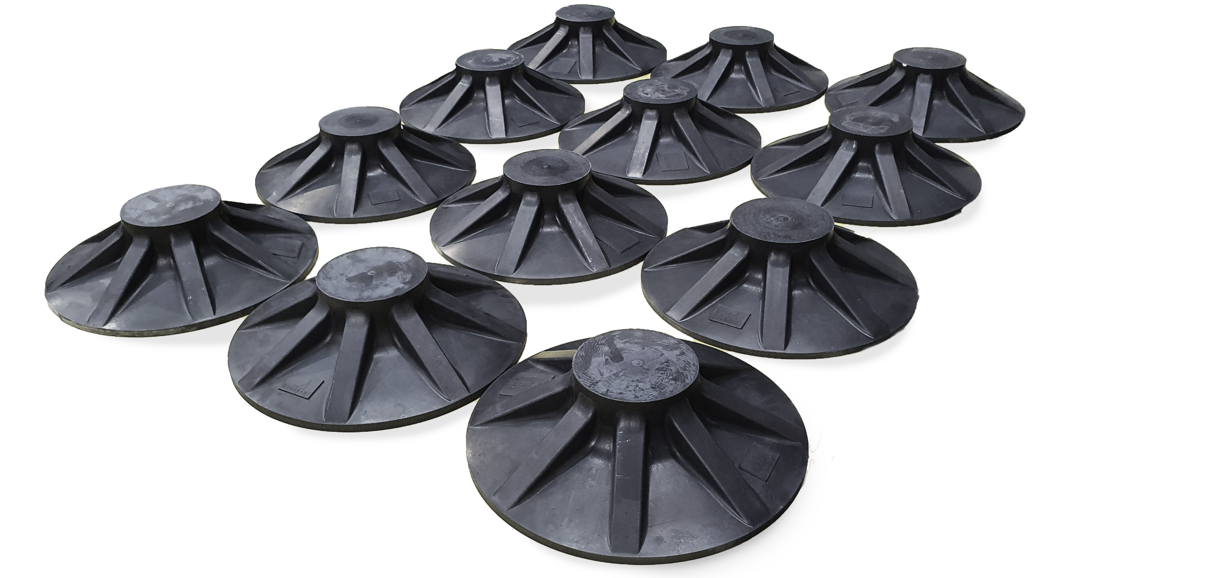 Graphite Outrigger Outrigger Plates - Dotmar